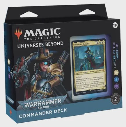 Magic the Gathering: Warhammer 40,000 Forces of the Imperium Commander Deck - Collector Store LLC