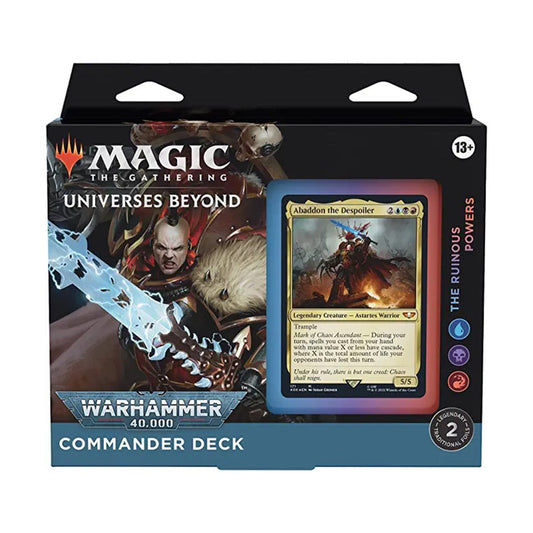 Magic the Gathering: Warhammer 40,000 The Ruinous Powers Commander Deck - Collector Store LLC