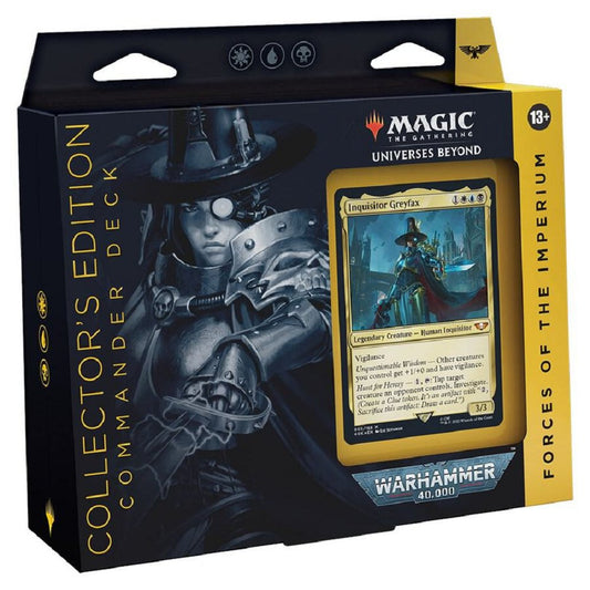 Magic the Gathering: Warhammer 40K Forces of the Imperium Collector Commander Deck - Collector Store LLC