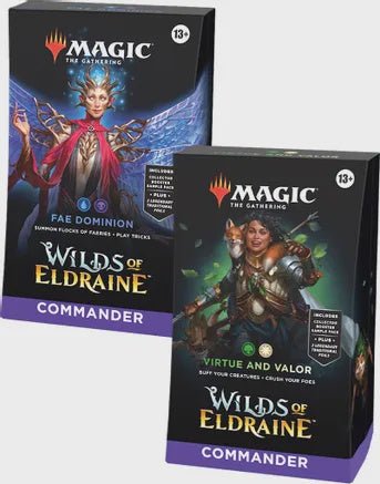 Magic the Gathering: Wilds of Eldraine Commander Decks (Set - of - 2) - Collector Store LLC