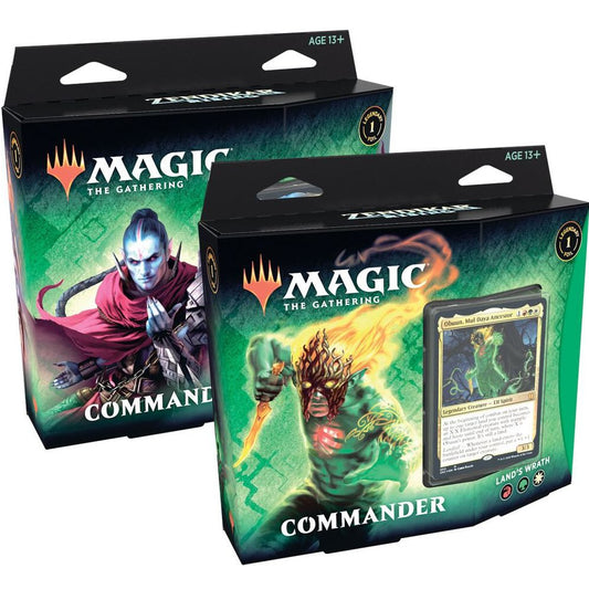 Magic the Gathering: Zendikar Rising Commander Deck Set (Set of 2) - Collector Store LLC