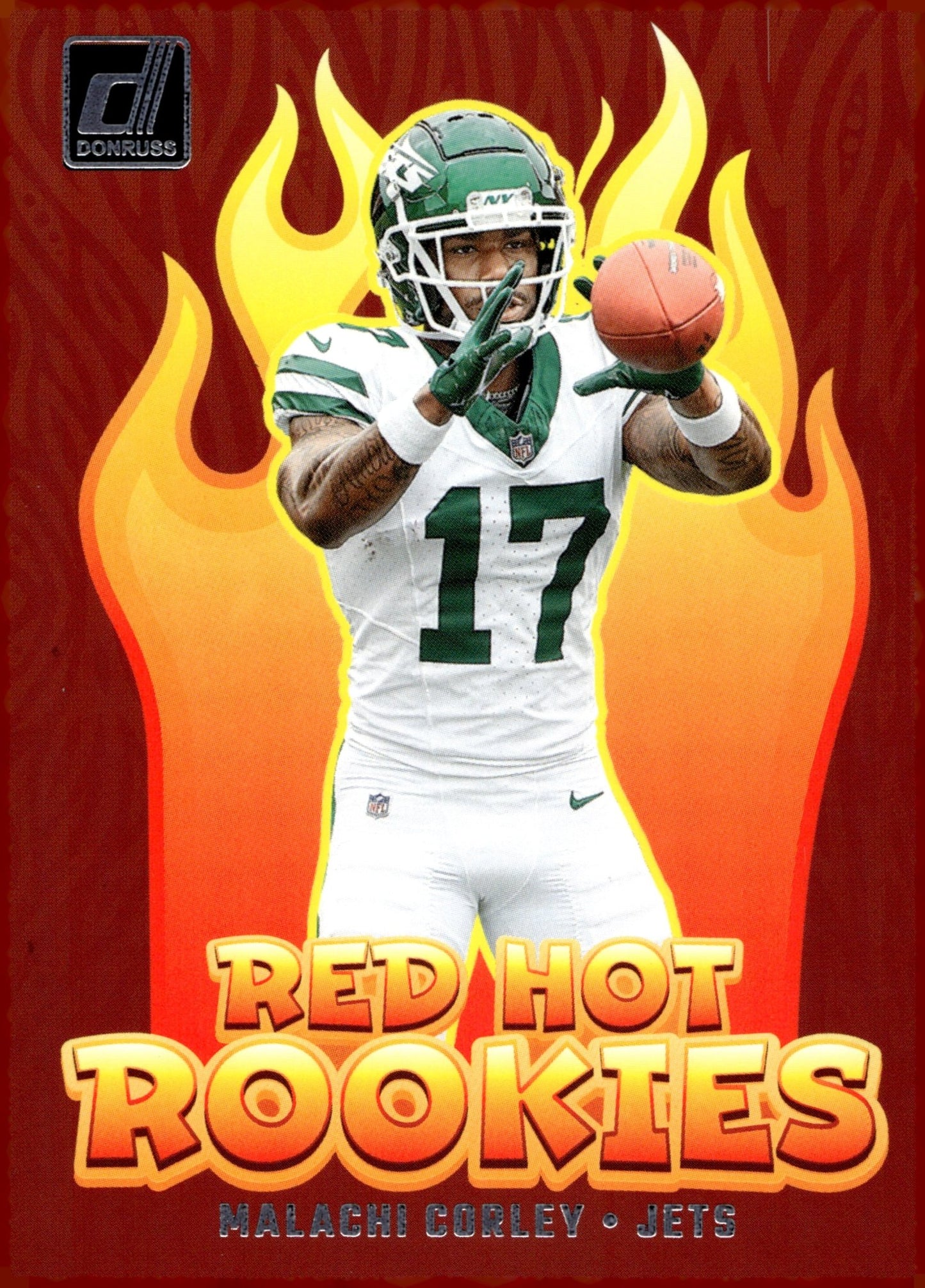 Malachi Corley 2024 Panini Donruss Red Hot Rookies RC #RHR - MCY - Collector Store LLC