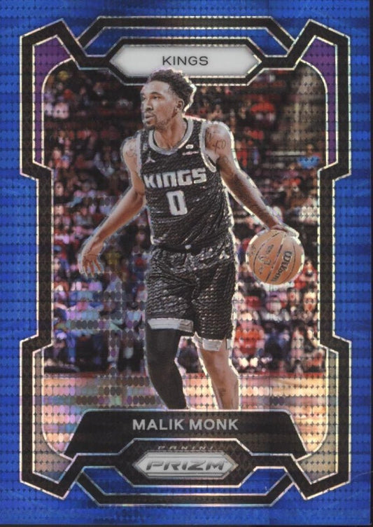 Malik Monk 2023 - 24 Panini Prizm Blue Seismic Prizm 35/99 #71 - Collector Store LLC