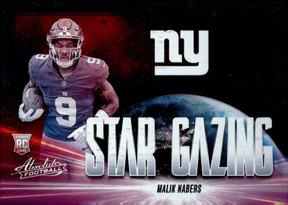 Malik Nabers 2024 Panini Absolute Star Gazing RC #SG - MNS - Collector Store LLC