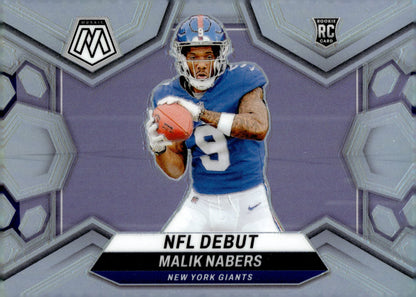Malik Nabers 2024 Panini Mosaic NFL Debut Prizm RC #284 - Collector Store LLC