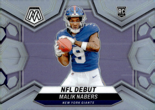 Malik Nabers 2024 Panini Mosaic NFL Debut Prizm RC #284 - Collector Store LLC
