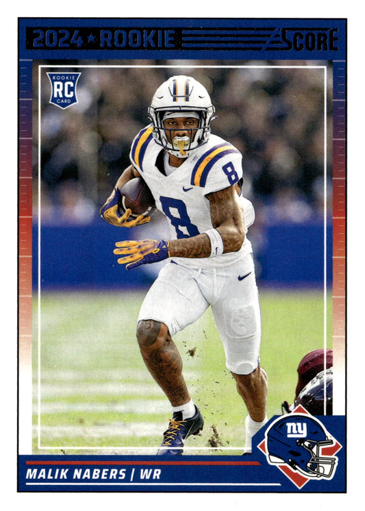 Malik Nabers 2024 Panini Score RC #306 - Collector Store LLC