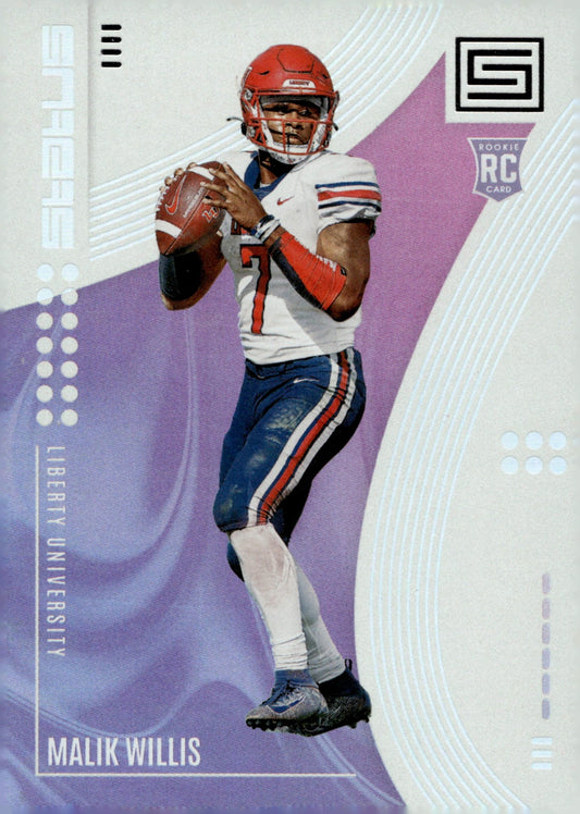 Malik Willis 2022 Panini Chronicles Status Draft Picks RC #12 - Collector Store LLC