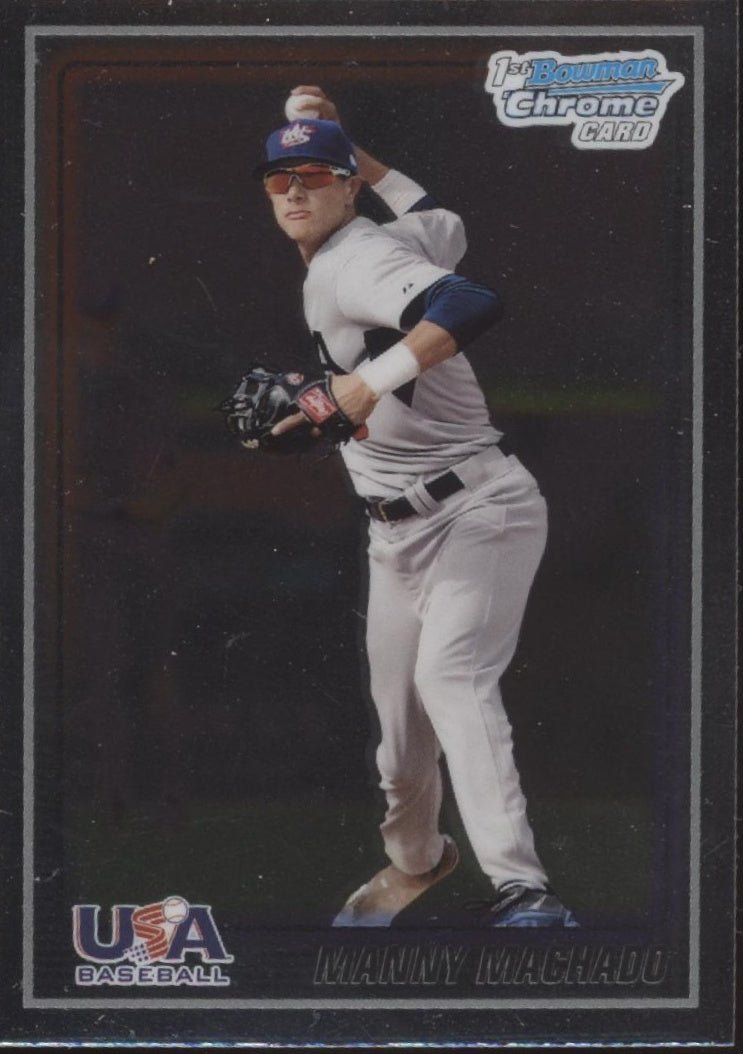 Manny Machado 2010 Bowman Chrome USA #USA18 - BC10 - Collector Store LLC