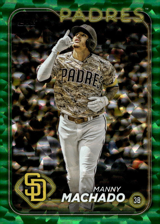 Manny Machado 2024 Topps Series 2 Green Foilboard #550 - Collector Store LLC