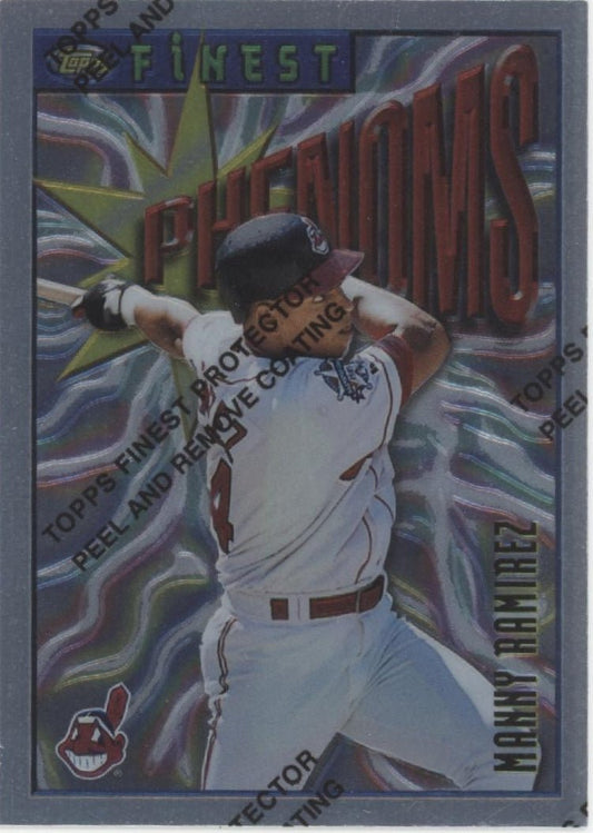 Manny Ramirez 1996 Topps Finest Phenoms with Coating #95 - Collector Store LLC