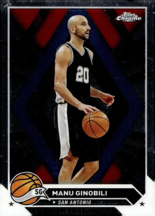 Manu Ginobili 2024 Topps Chrome #162 - Collector Store LLC