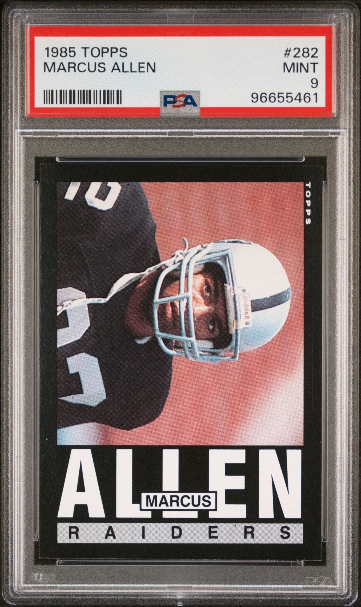 Marcus Allen 1985 Topps #282 PSA 9 - Collector Store LLC