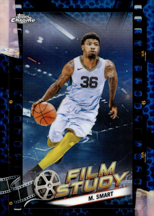 Marcus Smart 2024 Topps Chrome Film Study Blue Refractor #FS - 12 - Collector Store LLC