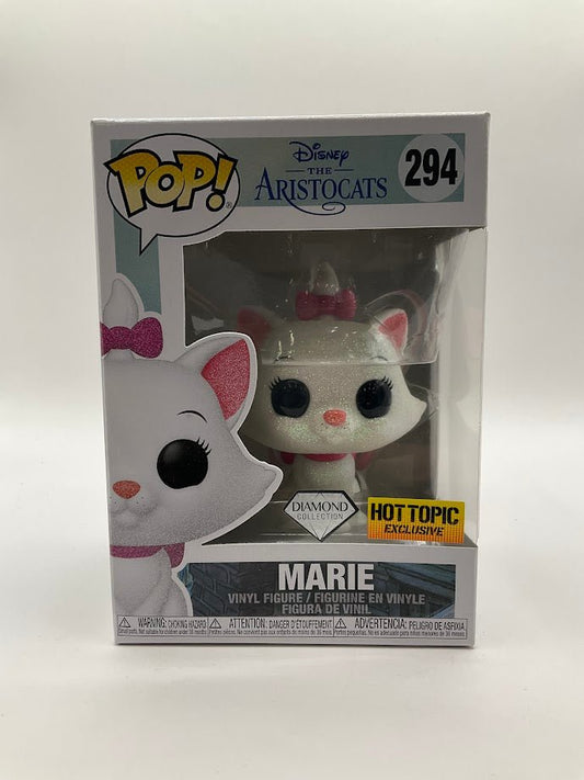 Marie Funko Pop! The Aristocats #294 Diamond Collection Hot Topic Exclusive - Collector Store LLC