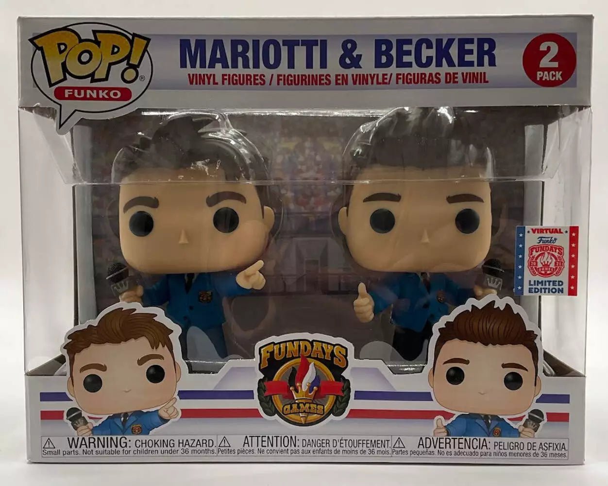 Mariotti & Becker Funko Pop! Fundays Games 2 Pack Fundays Games 2021 - Collector Store LLC