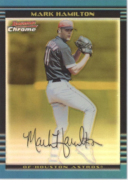 Mark Hamilton 2002 Bowman Chrome Refractor 46/50 #209 - Collector Store LLC