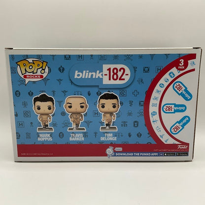 Mark Hoppus / Travis Barker / Tom DeLonge Funko Pop! blink - 182 3 Pack 22 HT Expo - Collector Store LLC