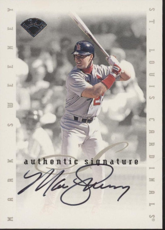 Mark Sweeney 1996 Leaf Signature Series Auto - Collector Store LLC