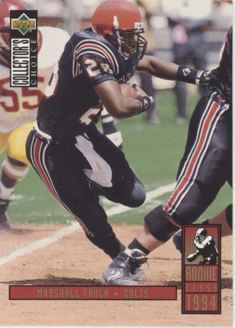 Marshall Faulk 1994 Upper Deck Collector's Choice RC #14 - Collector Store LLC