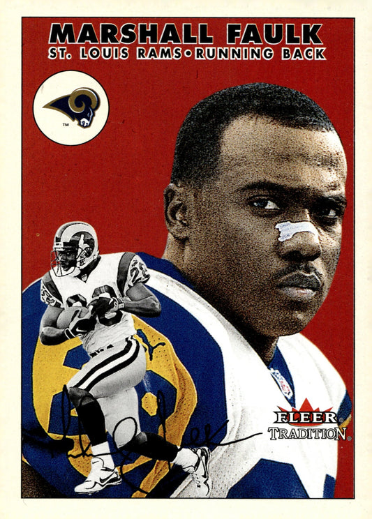 Marshall Faulk Football Lot of 10 - Collector Store LLC