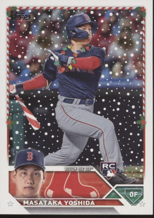 Masataka Yoshida 2023 Topps Holiday RC #H8 - Collector Store LLC