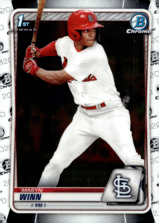 Masyn Winn 2020 Bowman Chrome Prospect #BD - 59 #2 - Collector Store LLC
