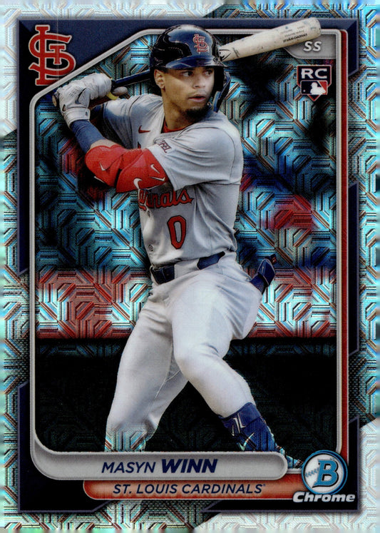 Masyn Winn 2024 Bowman Chrome Mojo Refractor RC #61 - Collector Store LLC