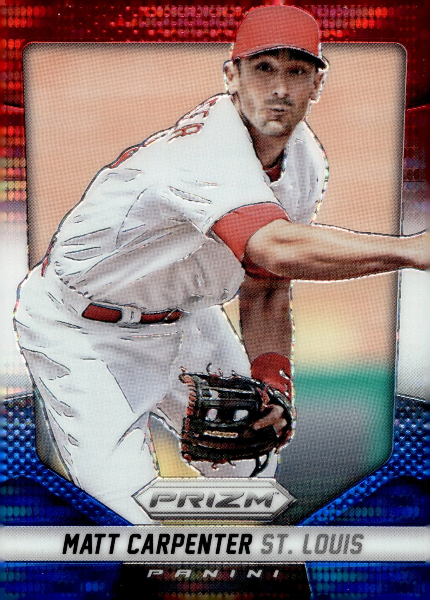 Matt Carpenter 2014 Panini Prizm Red White & Blue Pulsar Prizm #22 - Collector Store LLC