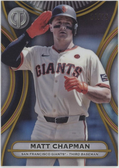Matt Chapman 2025 Topps Tribute 21/75 11 - Collector Store LLC