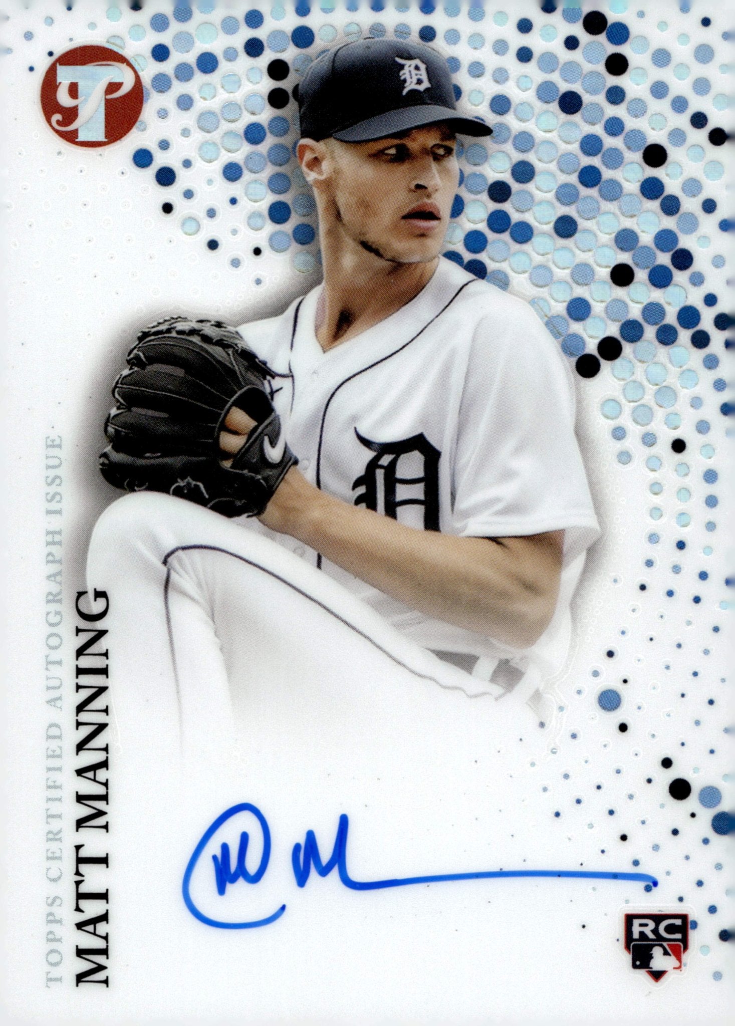 Matt Manning 2022 Topps Pristine RC Auto - Collector Store LLC