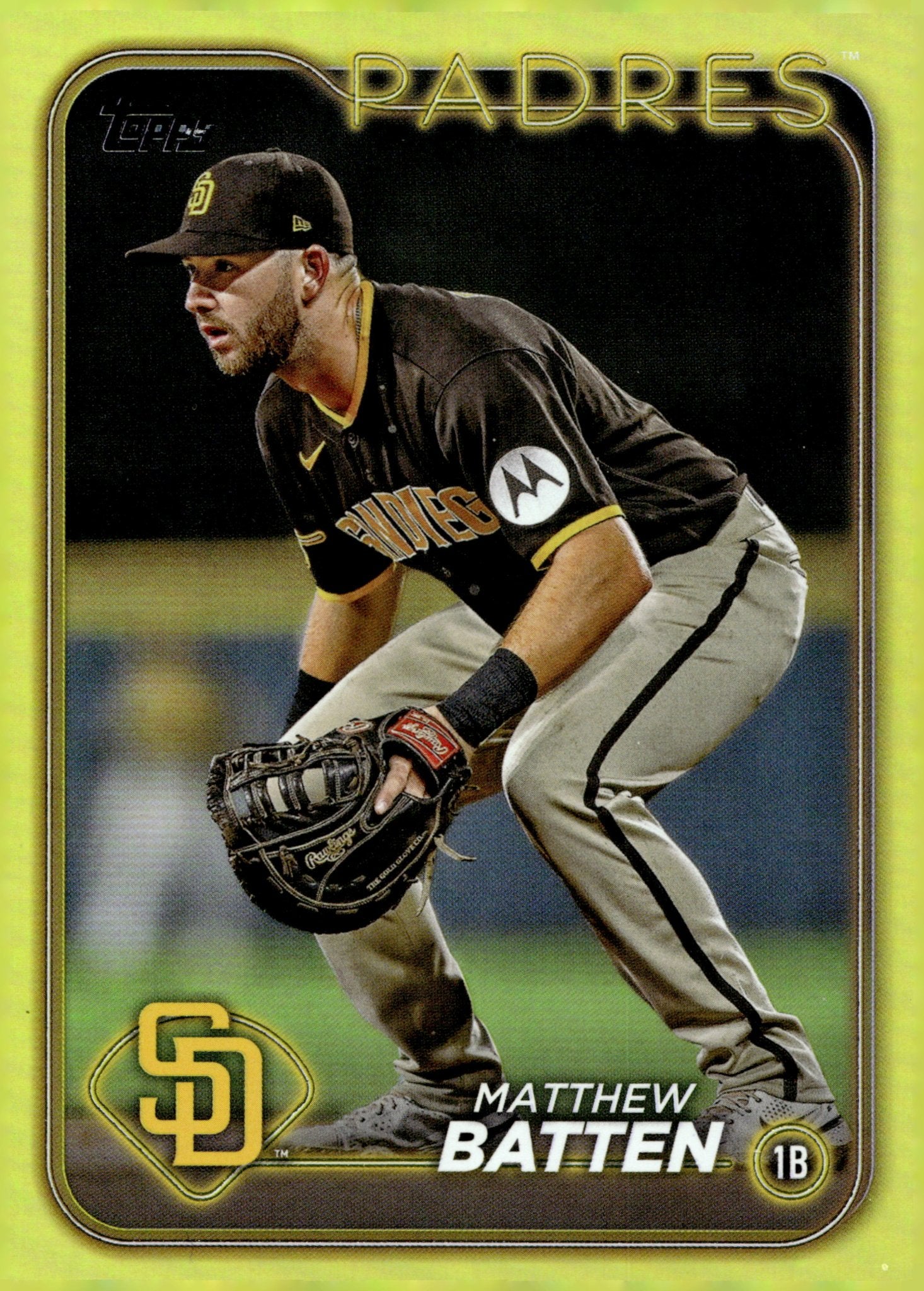 Matthew Batten 2024 Topps Series 2 Gold Foil #384 - Collector Store LLC