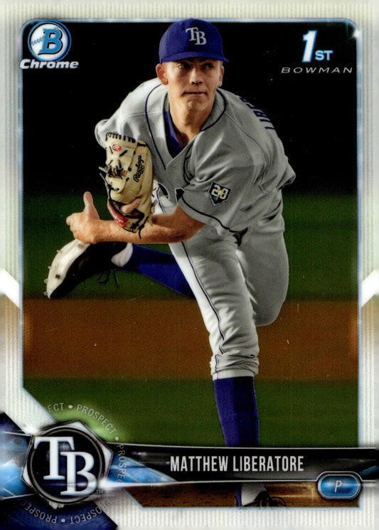 Matthew Liberatore 2018 Bowman Chrome Prospect #BDC - 30 - Collector Store LLC