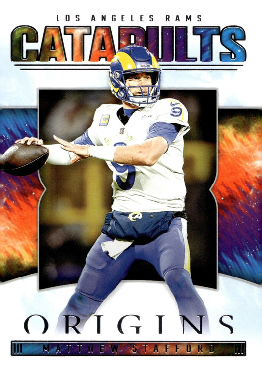 Matthew Stafford 2022 Panini Origins Catapults #CAT - 14 - Collector Store LLC