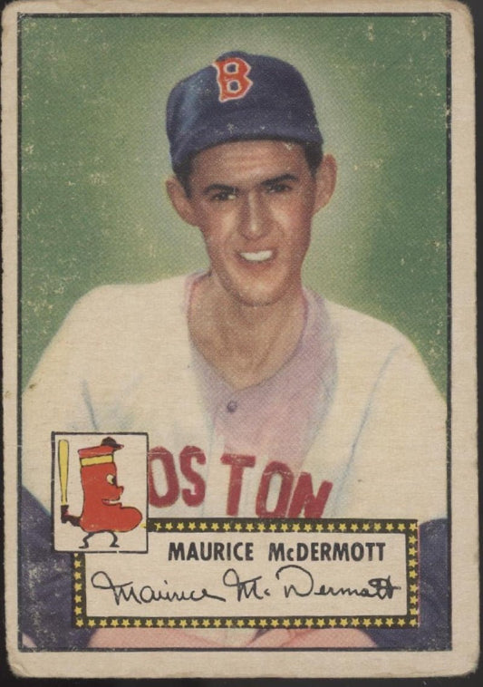 Maurice McDermott 1952 Topps #119 Boston Red Sox GD - Collector Store LLC