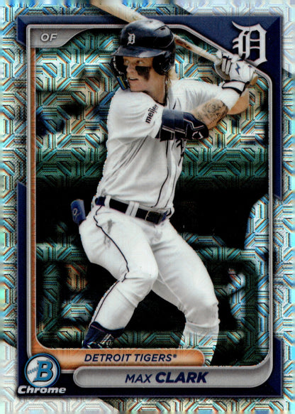Max Clark 2024 Bowman Chrome Mojo Refractor #BCP - 195 #1 - Collector Store LLC