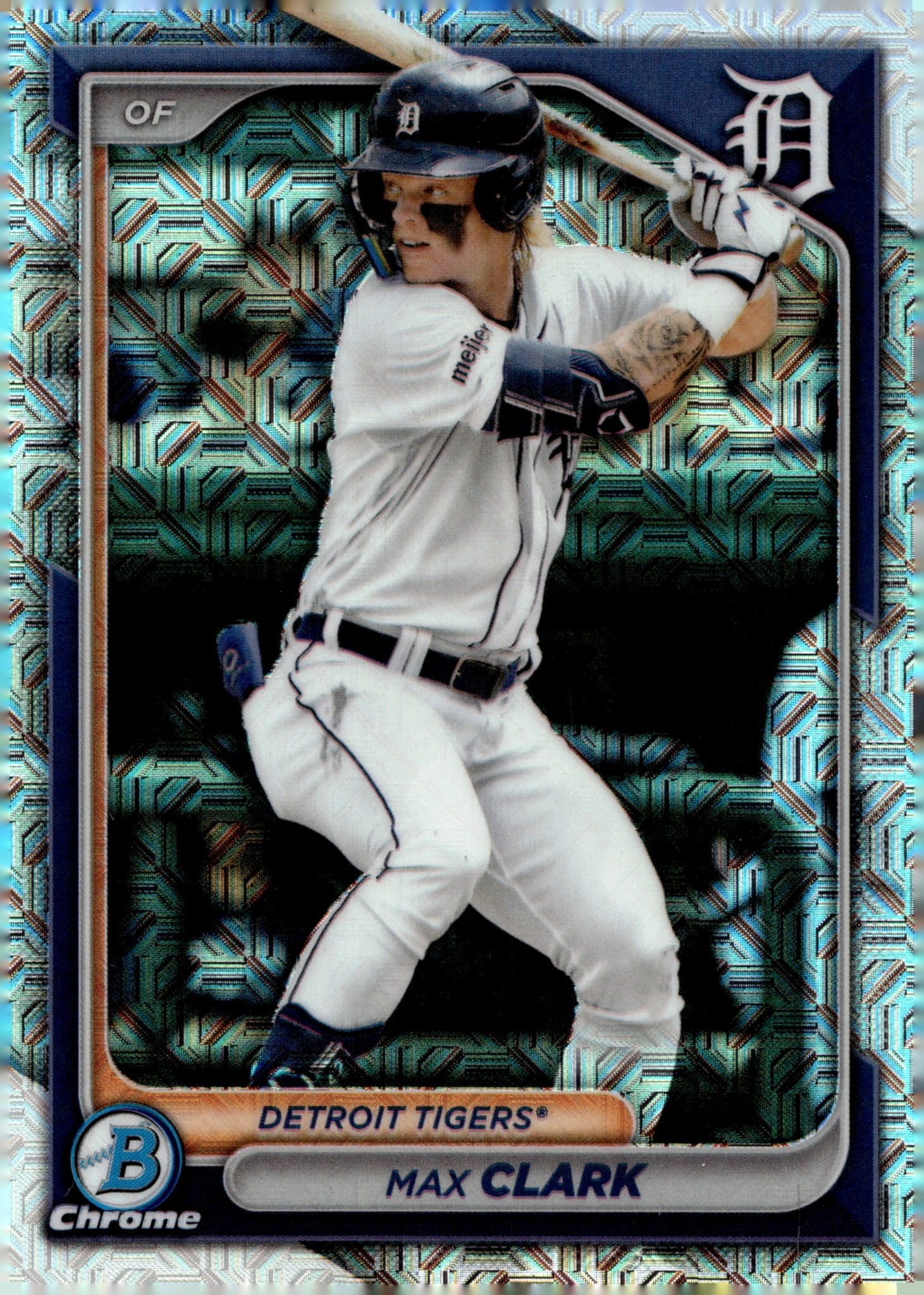Max Clark 2024 Bowman Chrome Mojo Refractor #BCP - 195 #2 - Collector Store LLC
