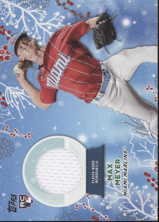 Max Meyer 2023 Topps Holiday Mega Swatch RC #RC - MME - Collector Store LLC