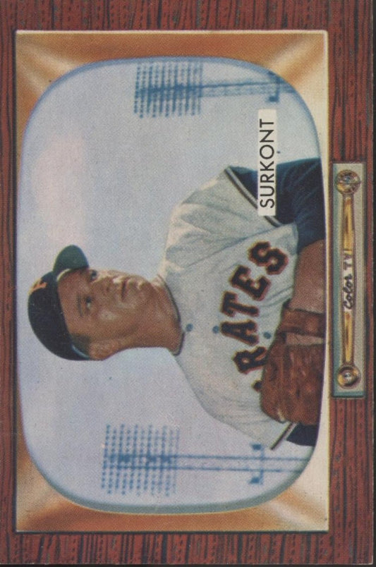 Max Surkont 1955 Bowman #83 Pittsburgh Pirates VG - Collector Store LLC