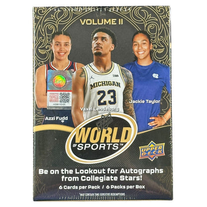 2025 Upper Deck World of Sports Vol.2 Blaster Box