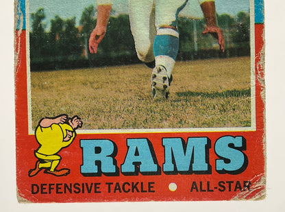 Merlin Olsen 1971 Topps #125 Los Angeles Rams GD - Collector Store LLC