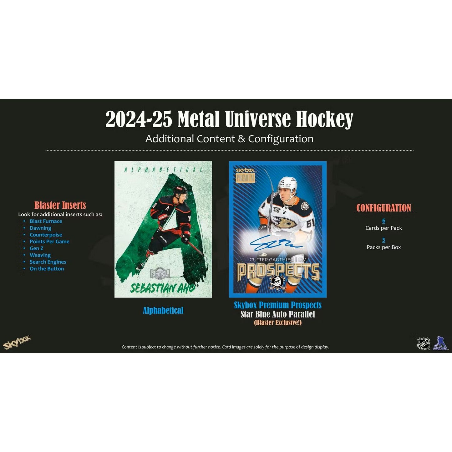2024-25 Upper Deck Metal Universe Hockey Blaster Box