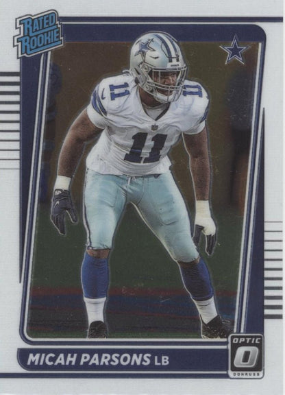 Micah Parsons 2021 Panini Donruss Optic Rated Rookie RC #245 - Collector Store LLC