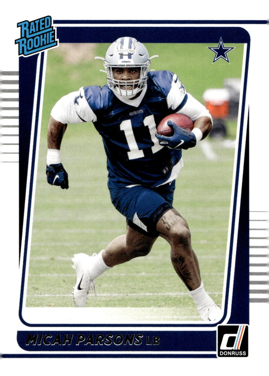Micah Parsons 2021 Panini Donruss Rated Rookie RC #331 - Collector Store LLC
