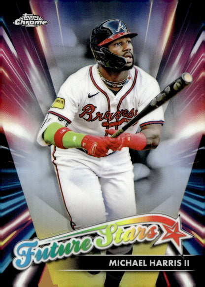 Michael Harris II 2024 Topps Chrome Future Stars Refractor #FSU - 6 - Collector Store LLC