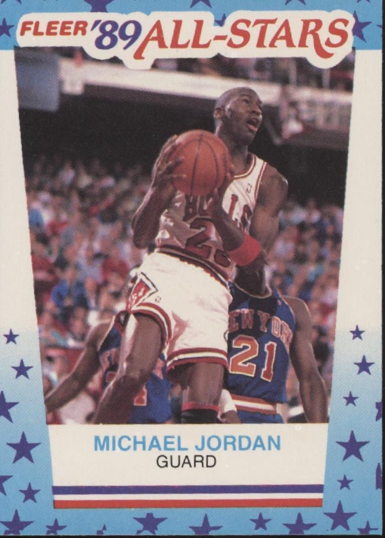 Michael Jordan 1989 - 90 Fleer Stickers All - Star #3 - Collector Store LLC