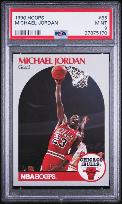 Michael Jordan 1990 Hoops #65 PSA 9 - Collector Store LLC