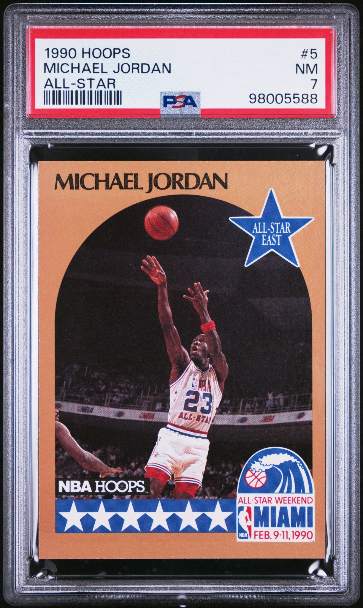 Michael Jordan 1990 Hoops All - Star #5 PSA 7 - Collector Store LLC