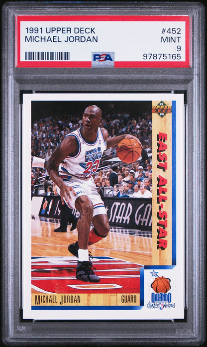 Michael Jordan 1991 Upper Deck #452 PSA 9 - Collector Store LLC