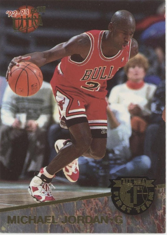 Michael Jordan 1992 - 93 Fleer Ultra First Team #4 - Collector Store LLC